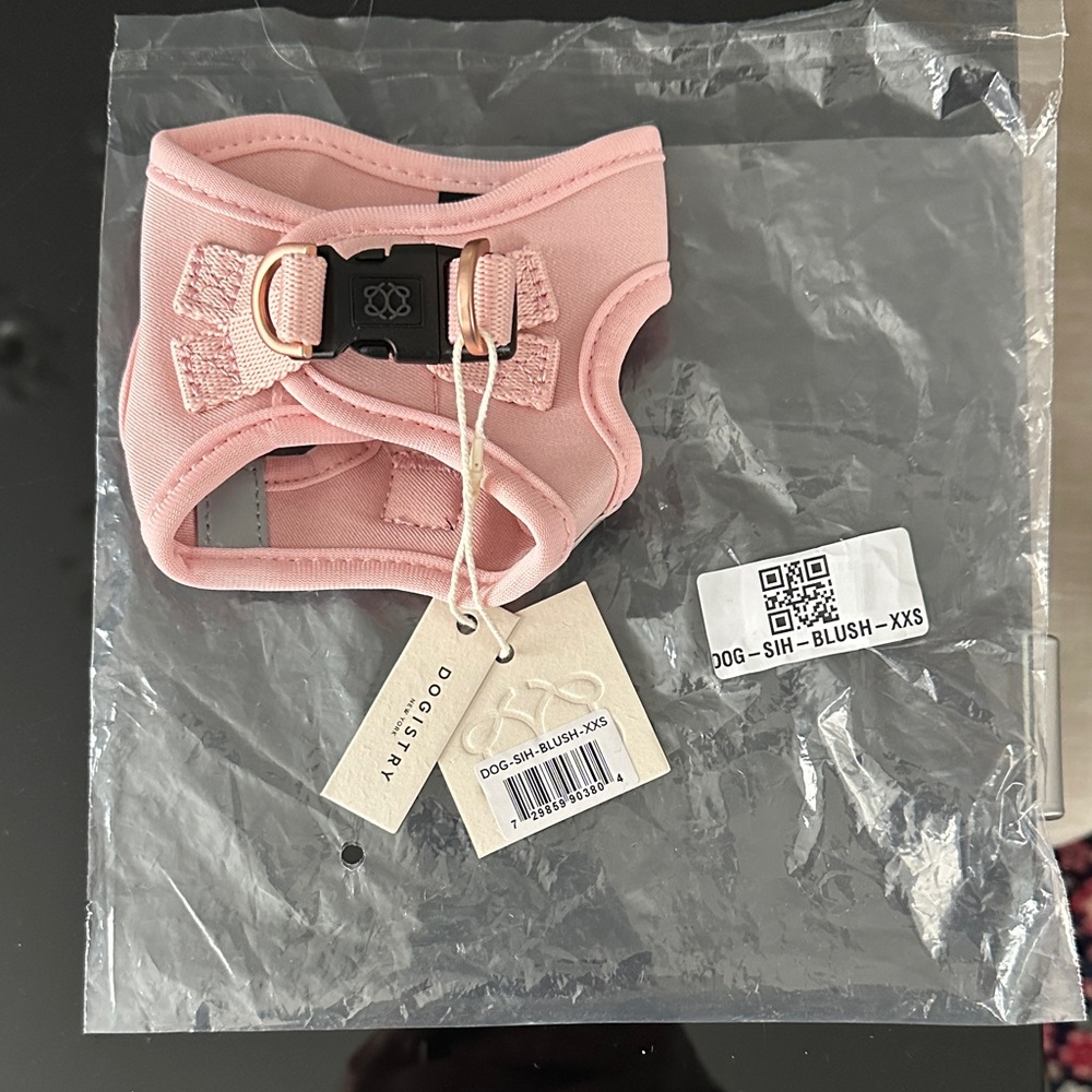 NEW WITH TAGS! Pink Dogistry Harness size XXS